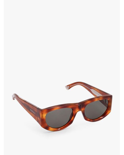 Gucci White Acetate Sunglasses