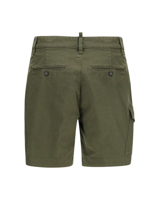 DSquared² Green Sexy Cargo Short for men