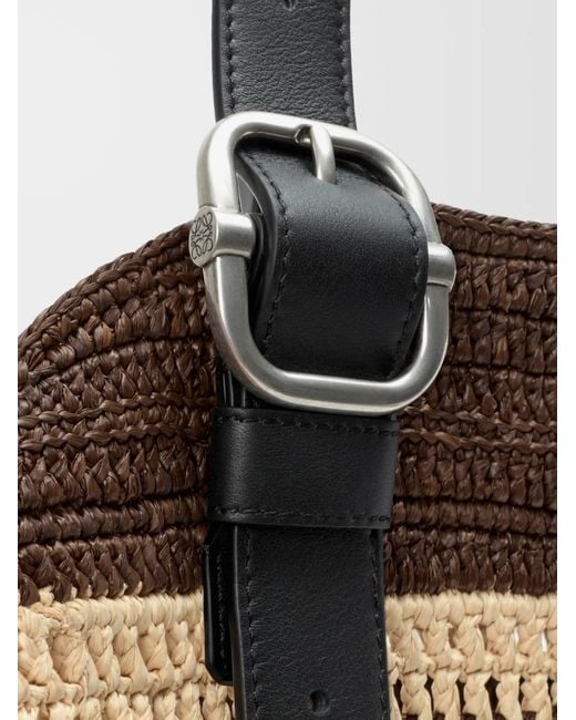 Loewe Natural Paula's Ibiza Two-Tone Raffia Loop Shopping Bag for men