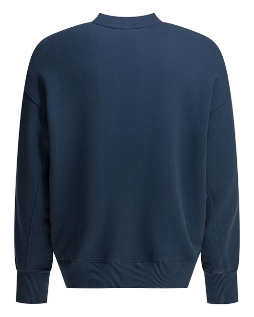 Autry Crewneck Sweatshirt With Logo Sweatshirts Blue for men