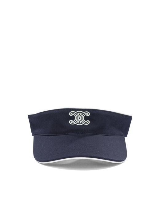 Céline Blue Cotton Hat