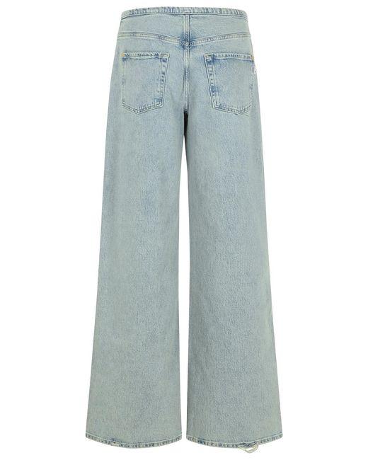 7 For All Mankind Blue Sunkissed Light Jeans