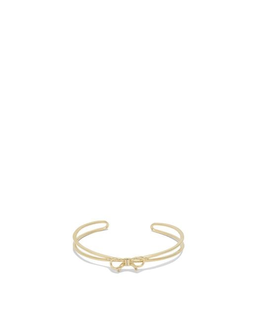 Ferragamo White "Bow" Bracelet