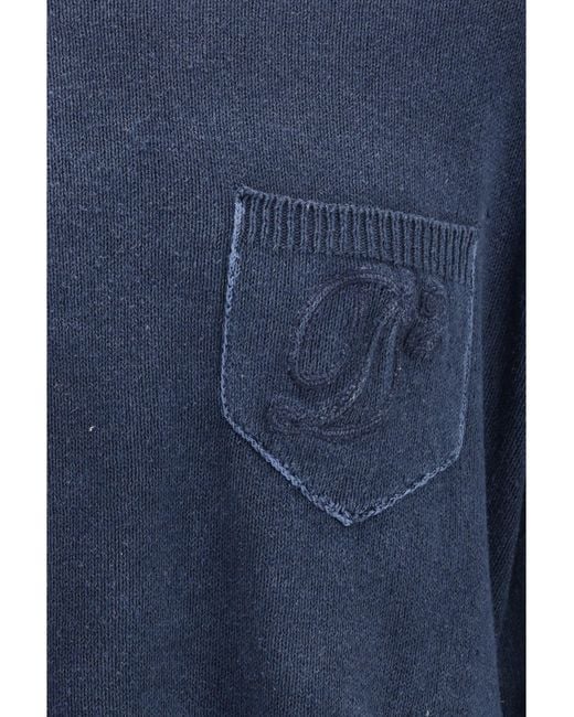 DSquared² Blue Crew Neck Sweater for men