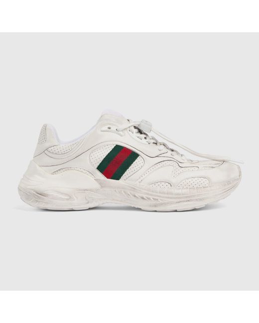 Gucci White 2.0" Sneakers for men