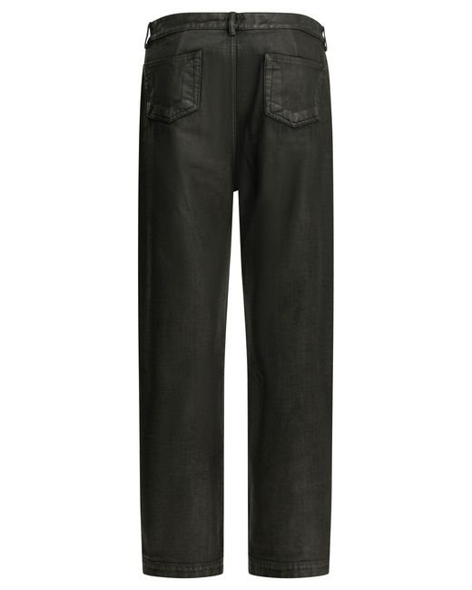 Rick Owens Black "Geth" Wide-Leg Jeans for men