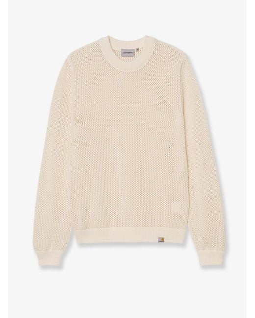 Men's White Stockton Cotton Sweatshirt