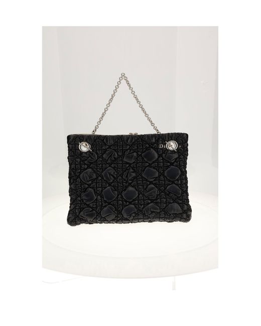 Dior White Dior Hobo Calfskin