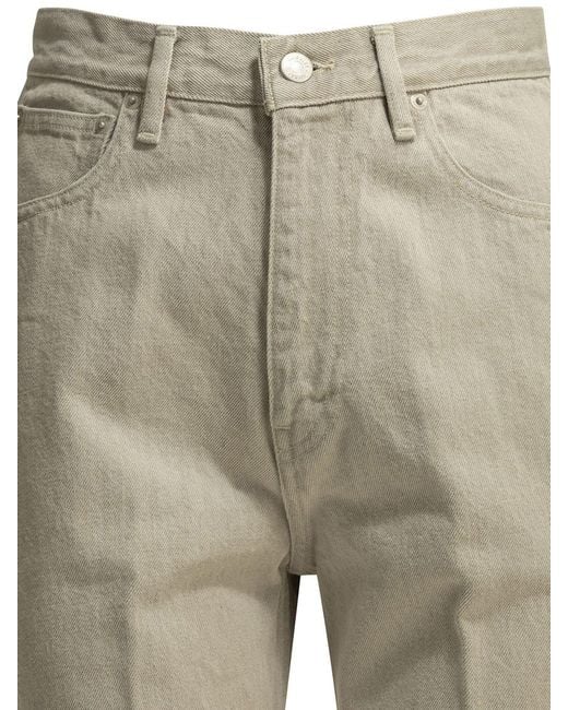 Auralee Natural Hard Twist 5P Straight Leg Jeans