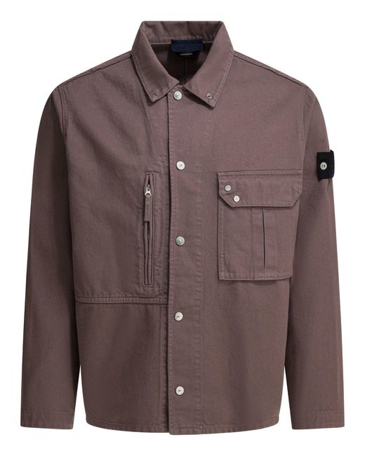 Men's Brown Cotton Jacket