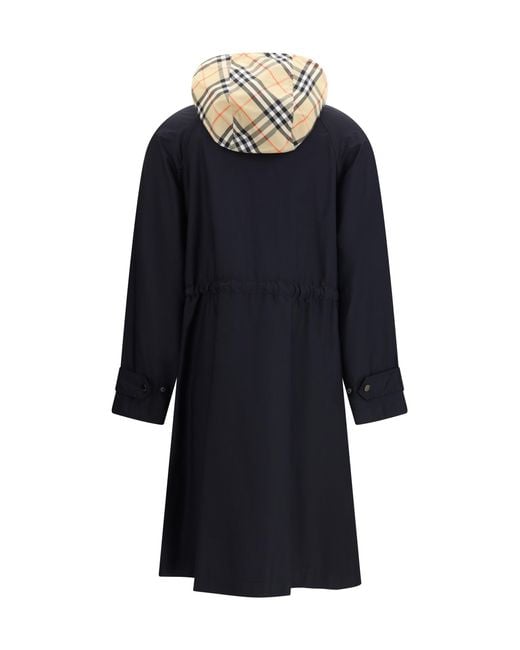 Burberry Blue Newbury Parka