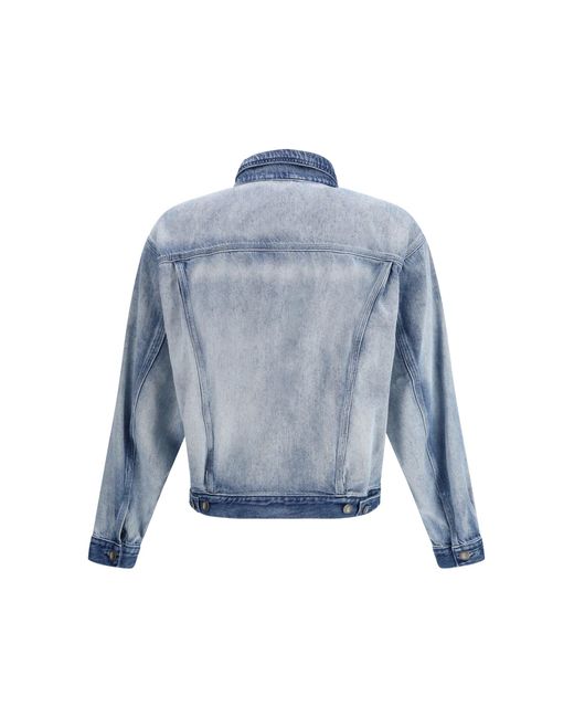 DIESEL Blue D-Denver-Fsi1 Denim Jacket for men