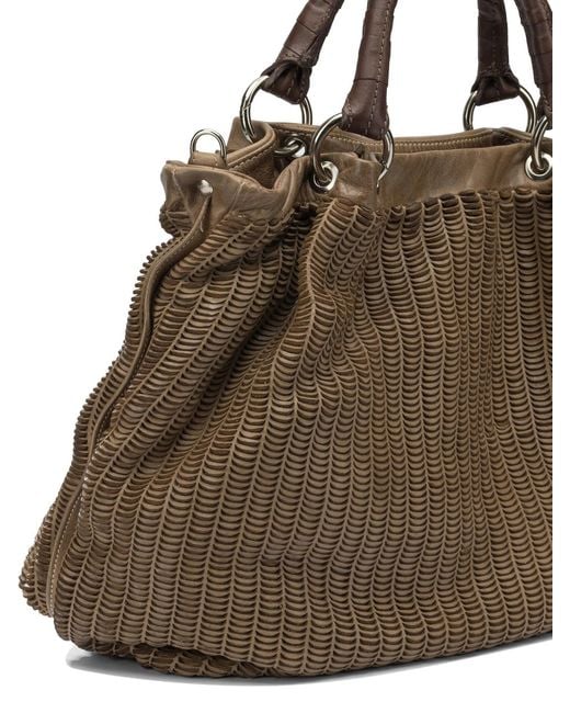 Giancarlo Nevola Brown Handbags Beige