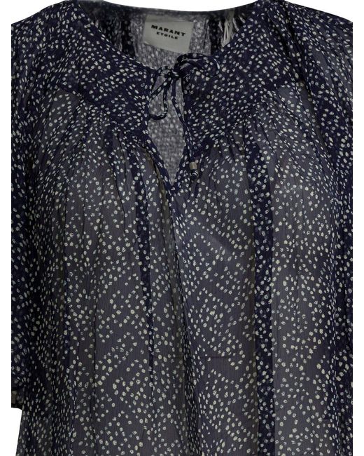 Isabel Marant Black "Neslya" Viscose Blouse