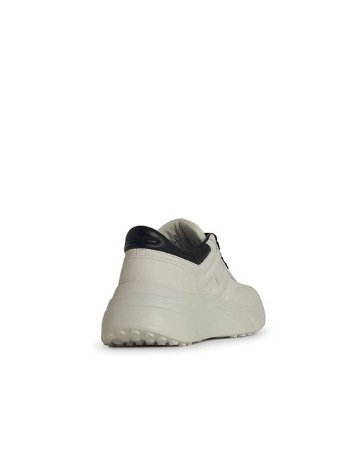Hogan White 'H669' Leather Sneakers