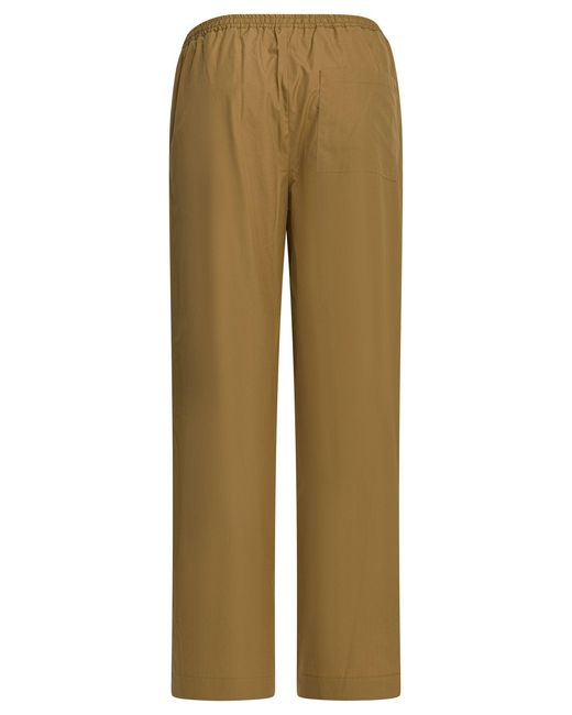 Loulou de Saison Green Trousers Beige