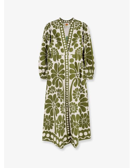 Farm Rio White Palermo Maxi Dress