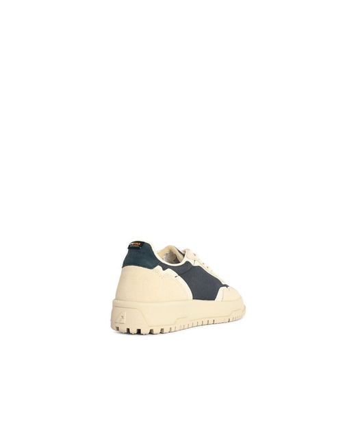 Autry White 'Wildpace Low' And Cream Cordura And Suede Sneakers for men