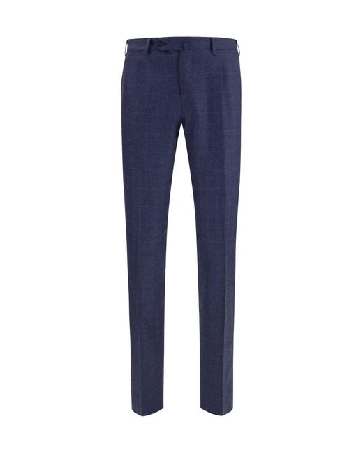 Germano Blue Tailored Pants for men