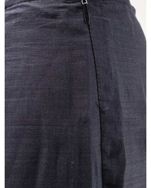 Lavi Blue Trousers Frangipane Ramie
