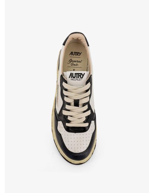 Autry X Mihara Yasushiro Black Super Vintage Low Sneakers for men