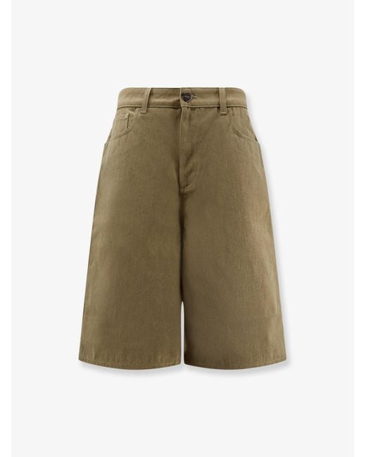 Rohe Green Cotton Bermuda Shorts