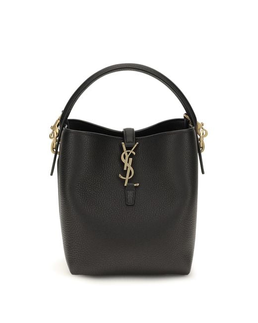 Saint Laurent Black Le 37 Bucket Bag