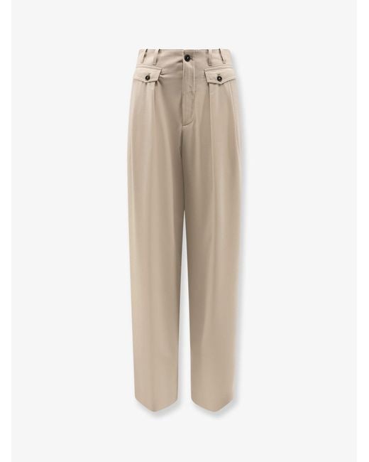 Closed Natural Wenda Wool Blend Trousers