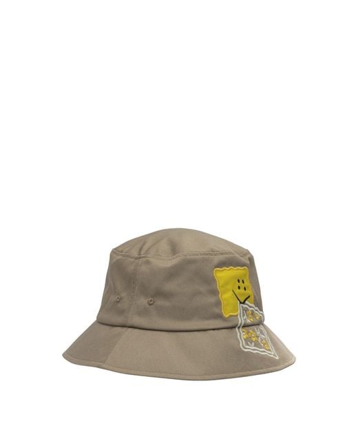 Kapital Green Peckish Rainbowy Bucket Hat for men