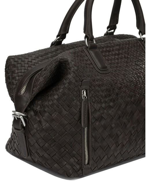 Officine Creative Black Armor 019 Travel Bag for men
