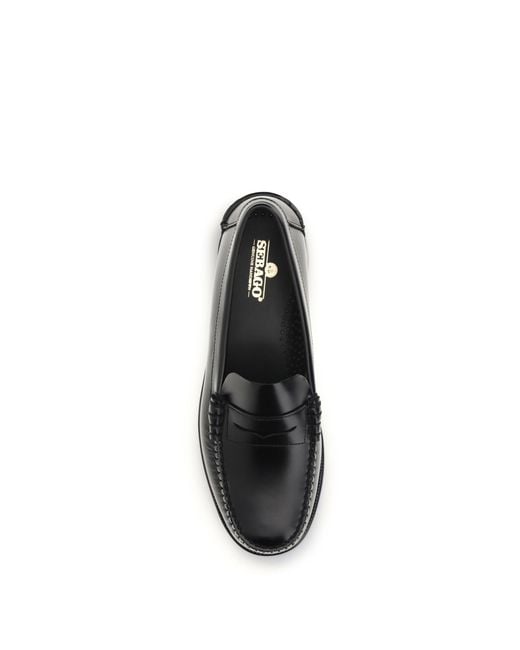 Sebago White Loafers Dan Classic Leather for men