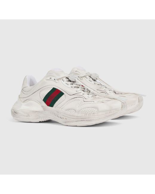 Gucci White 2.0" Sneakers for men