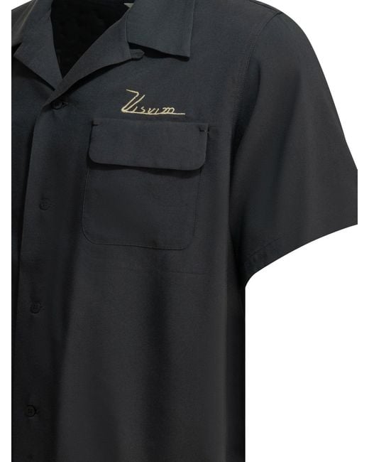 Visvim Black Judd Rayon Casual Shirt