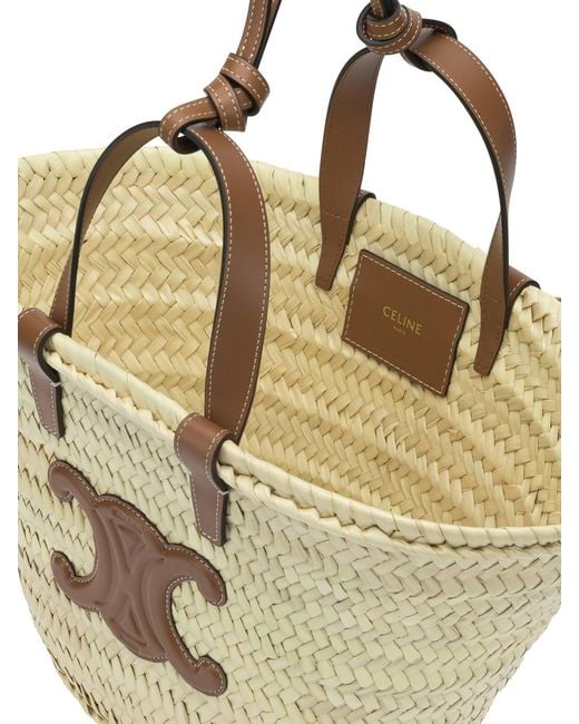 Céline Natural "Teen Classic Panier" Small Handbag