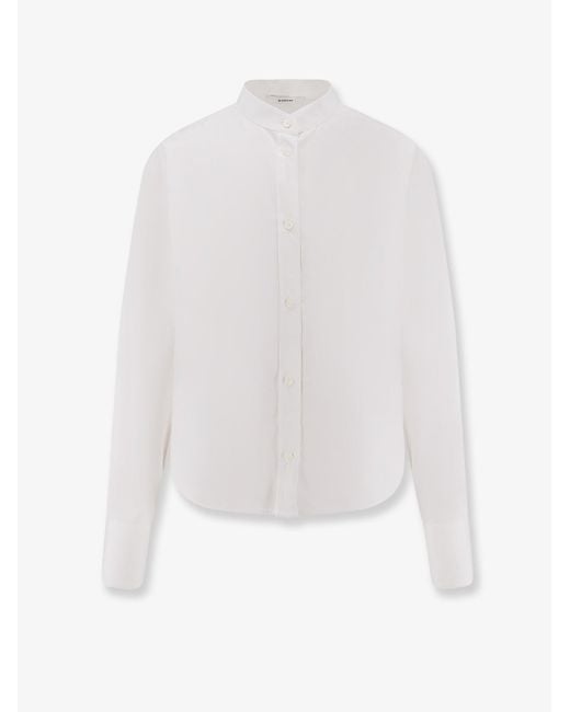 Givenchy White Open Back Cotton Shirt