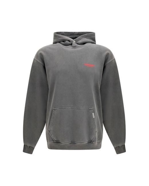 Represent Gray Owners Club Hoodie Washed for men