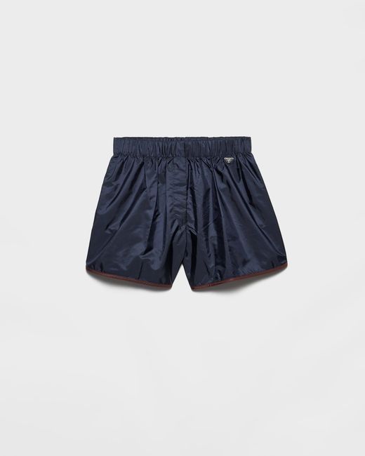 Women's Blue Re-Nylon Shorts
