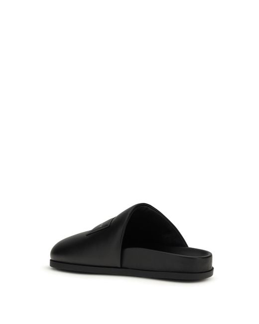 Givenchy Black Leather Mules