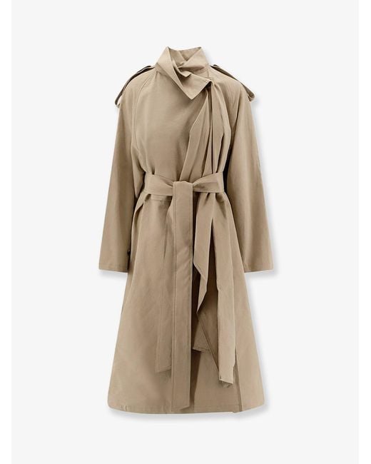 R2W Natural Lumira Linen And Cotton Trench
