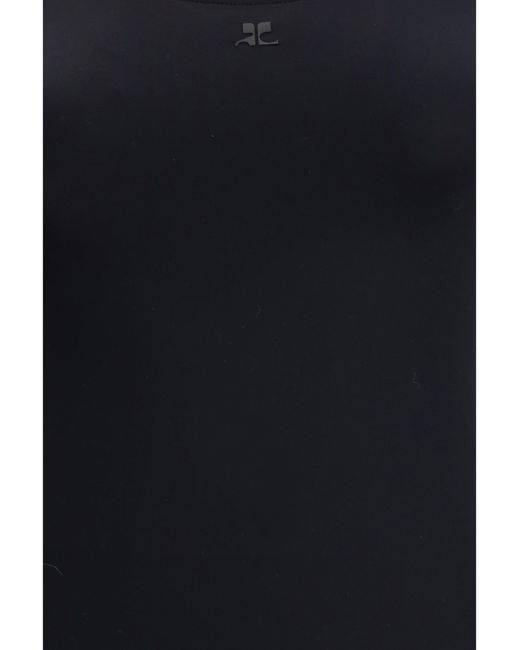 Courreges Black One-Piece Swimsuit