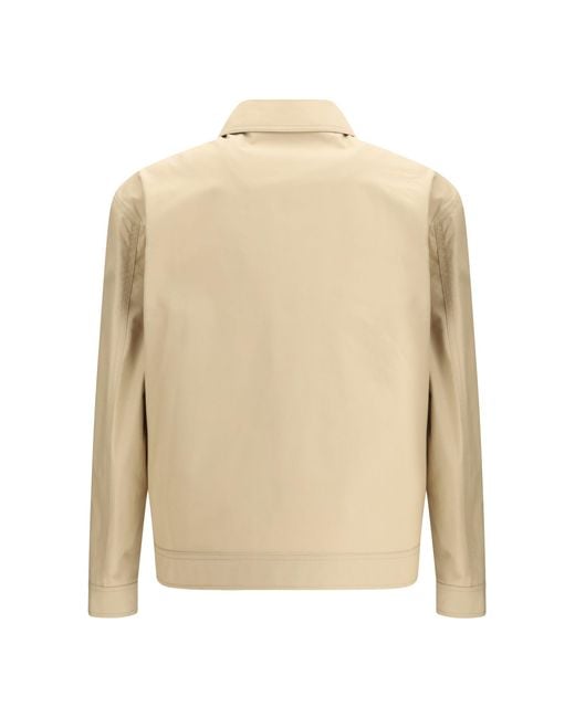 Moschino Natural Zip Closure Jacket for men