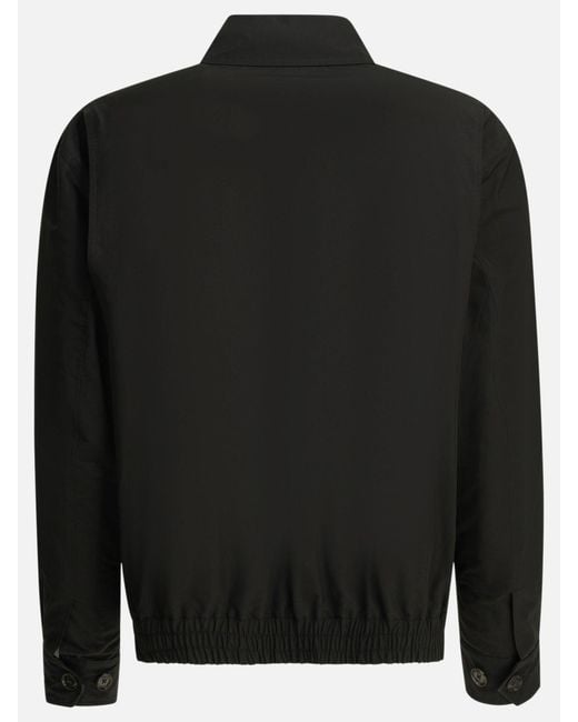 Baracuta Black Polyester Cotton Jacket for men