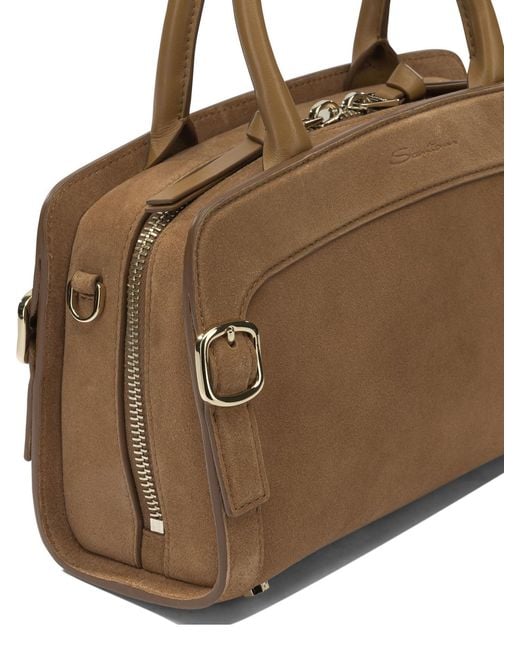 Santoni Brown "Didi" Small Handbag
