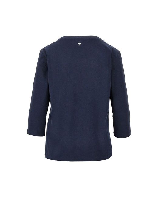 Weekend by Maxmara Blue Stretch Jersey T-Shirt