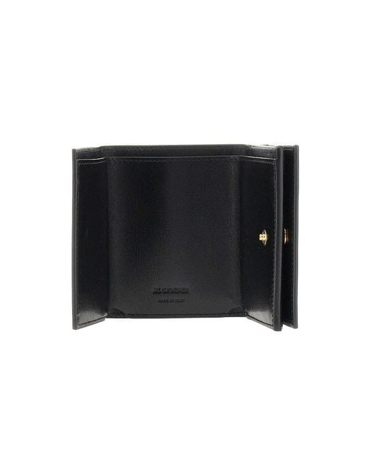 Jil Sander Black Leather Mini Wallet