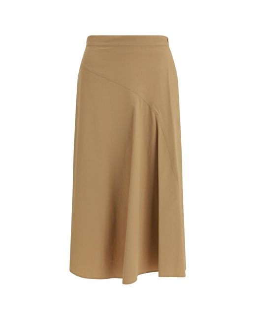 Women's Natural Midi Skirt Zattera