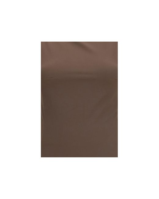 Jacquemus Brown Sole One-Piece Swimsuit