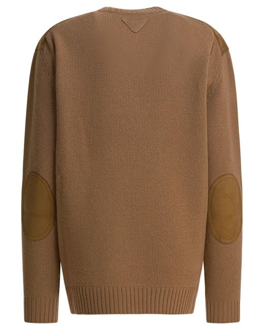 Prada Brown Cashmere Blend Cardigan