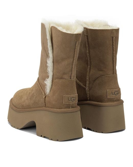 Ugg Brown "classic Esmee" Ankle Boots