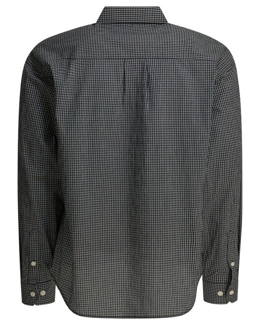 mfpen Black Cotton Shirt for men